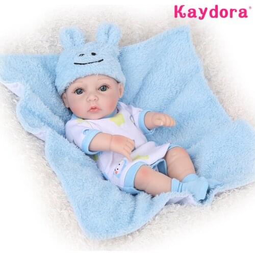 Kaydora Adorable Kids Mini Reborn Bebe Dolls 25cm Handmade Hot Sale Reborn Baby Dolls Girl Style Bath Play Toys Christmas gift