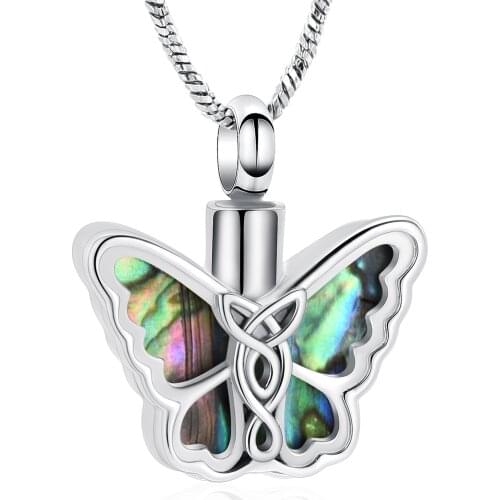 Cremation Jewelry Universe Planet Butterfly Tree of Life Urn Necklace for Ashes Pendant