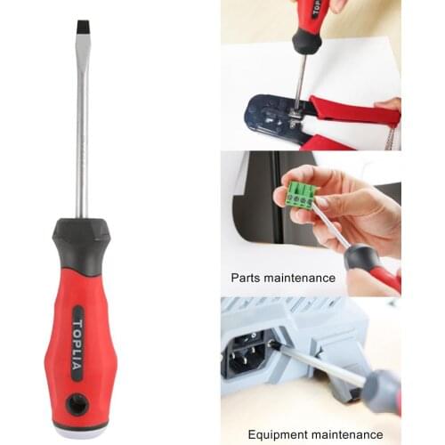 Alloy Steel Mini Slotted Head Screwdrivers Precision Screw Driver Furniture Assembly Parts Equipment Repair Opening Tool