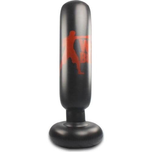 Fitness Inflatable Punching Bag Stress Punch Tower Bag Speed Stand Power Boxing Gloves MMA Target Bag For Kids Teenagers Adults