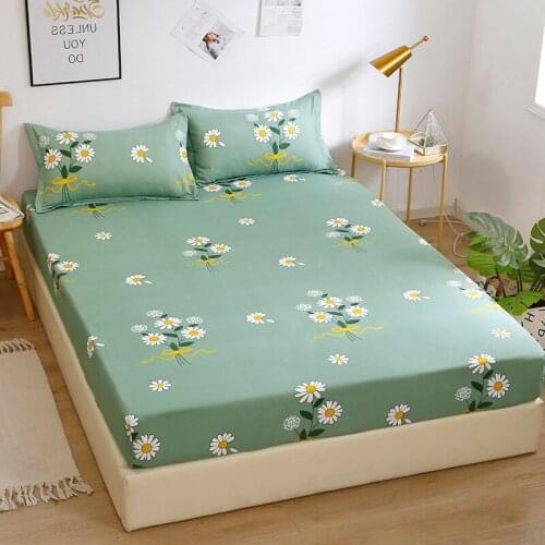 Fitted Sheet 1 pc Non-Slip Fixed Bedspread Mattress Cover Simmons Mattress Cover Bed Sheet All-Inclusive Bed Cover Bed Threads