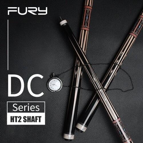 New Arrival FURY Pool Cue Sitck Billiard Taco De Billar With 12.5mm Tip 2nd Generation HT Shaft Fashionable Decal Naked Wrap