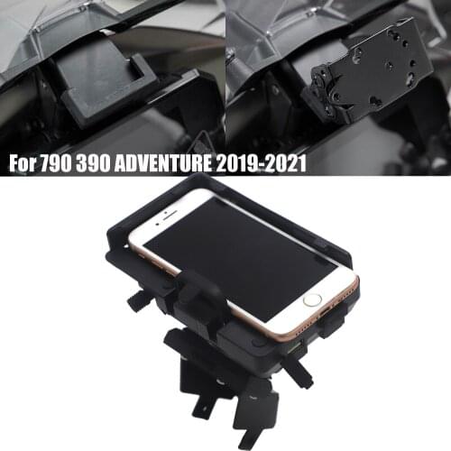 NEW For 790 390 ADVENTURE Motorcycle SMART PHONE Navigation GPS Plate Bracket Adapt Holder Kit 2019 2020 2021