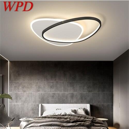 WPD Nordic Ceiling Light Modern Oval Lamp Fixtures LED 3 Colors Home For Living Dining Room