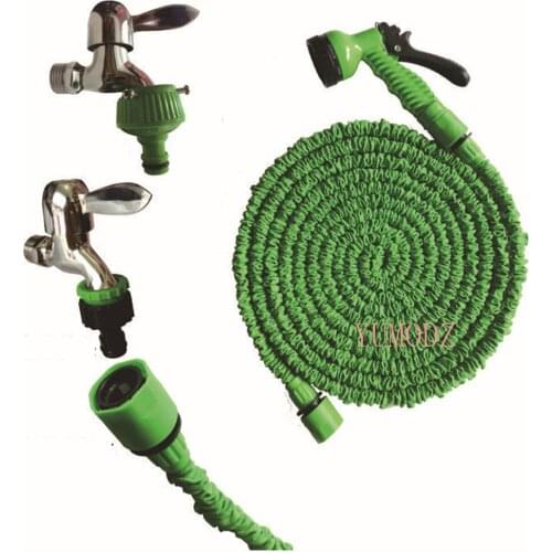 Garden Hose Expandable Magic Flexible Water Hose EU Hose Plastic Hoses Pipe With Spray Gun To Watering Car Wash Spray water gun