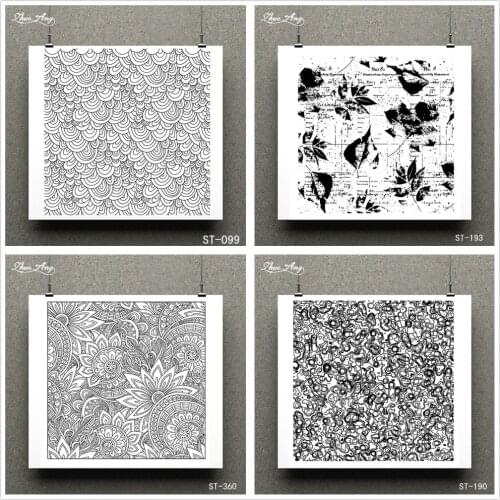 Fish Scale Design Clear Stamp for Scrapbooking Rubber Stamp Seal Paper Craft Clear Stamps Card Making