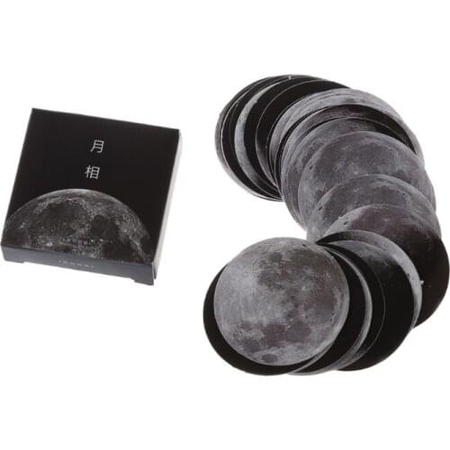 Phase Of The Moon Planet Scrapbooking Sticker Stationery School Office Supplies