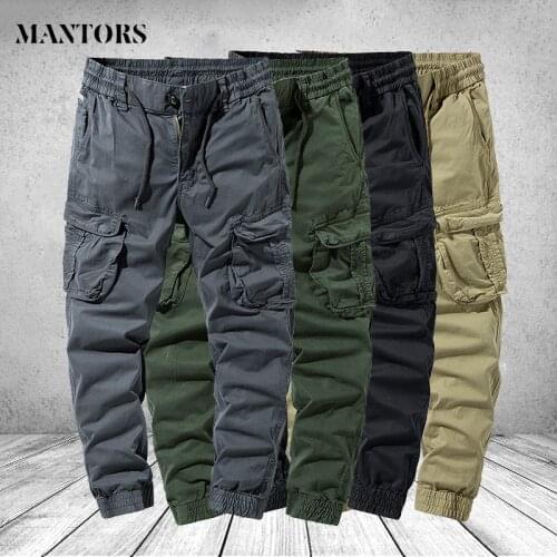 Military Casual Cargo Pants Outdoor Army Trousers Men Slim Many Pockets Sportswear Resistant Tactical Pants Male Khaki Plus Size