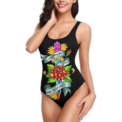 Women 2021 Exotic Bikinis Ed Hardies Y2k Cyber Women Swimsuit One Piece swimsuit Early 2000s SwimSuit For Women