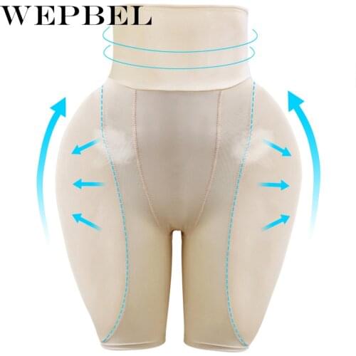 WEPBEL High Waist Fengye Sponge Pad Shorts Panty Women Shapewear for Tummy Control Mid Thigh Body Shaper Bodysuit Shaping