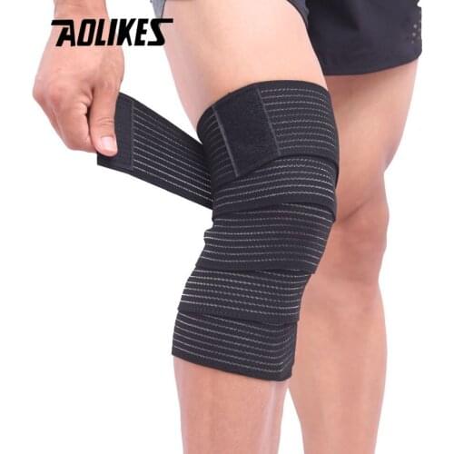 1PC Elastic Bandage Tape Sport Knee Support Strap Shin Guard Compression Protector For Ankle Leg Wrist Wrap NEW