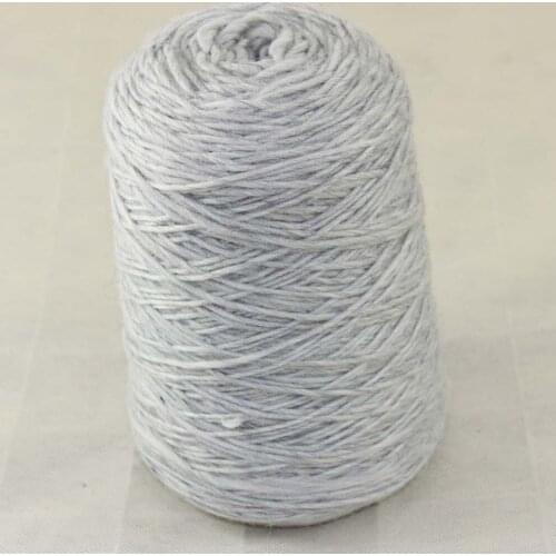 Lot of 1 Pieces x 500g Hand Coarse Knitting Scores wool yarn Silver Grey 522-5831