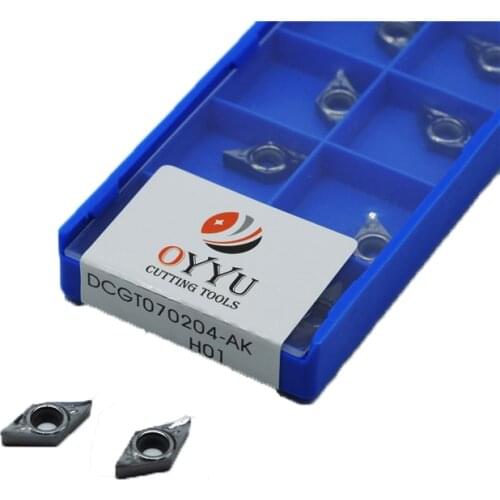 BEYOND 10pcs Carbide Inserts DCGT070202-AK DCGT070204-AK DCGT11T302-AK DCGT11T304-AK DCGT11T308 AK DCGT Aluminum Turning Tools