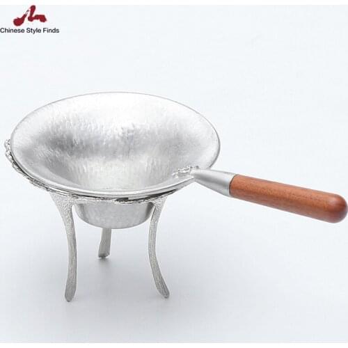 Tea Set Coffee And Tea Tools Tin Tea Strainers Handmade Kung Fu Tea Accessories