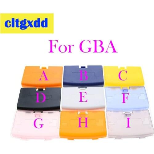 Cltgxdd 1Pcs For gba battery cover replacement port cover for gba back door case for nintendo gameboy advance