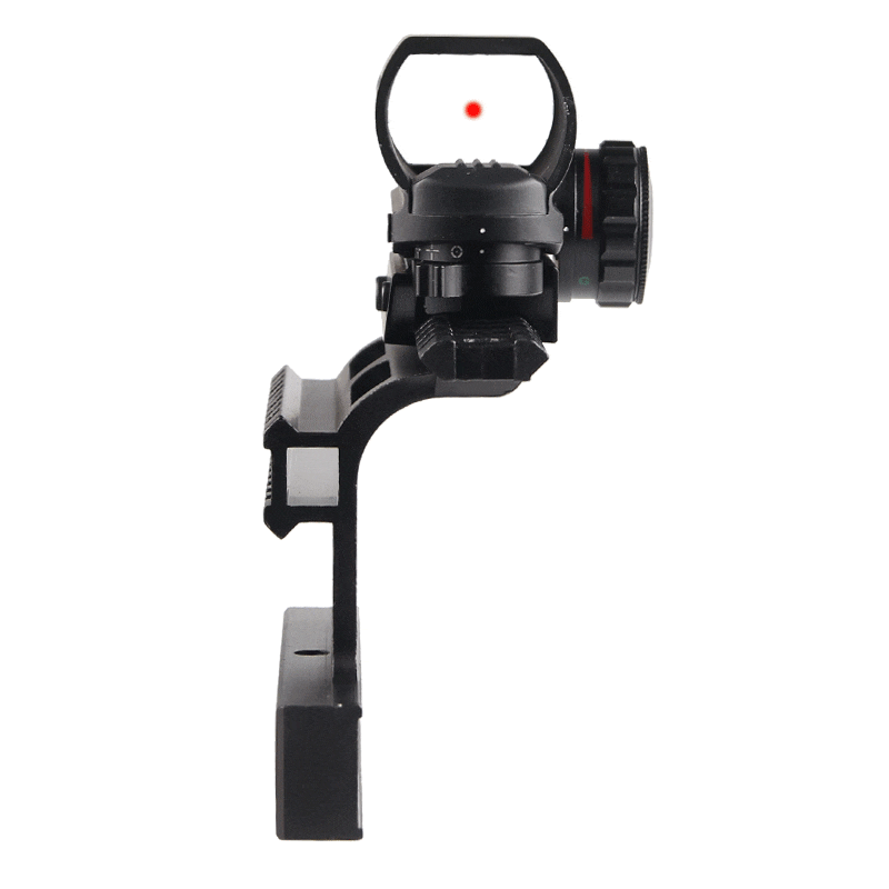 Holographic Compact Reflex Red Green Dot Sight scope 4 Reticle Sight with AK Serie Rail Side Mount for Hunting Airsoft RL5-0032