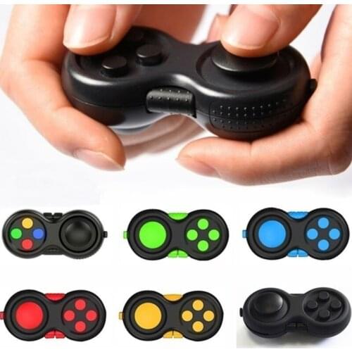 Adults Kids Antistress Toy Keyring Hand Controller Fidget Relieve Pad Cube Game Portable Focus Toys Children Stress Relief