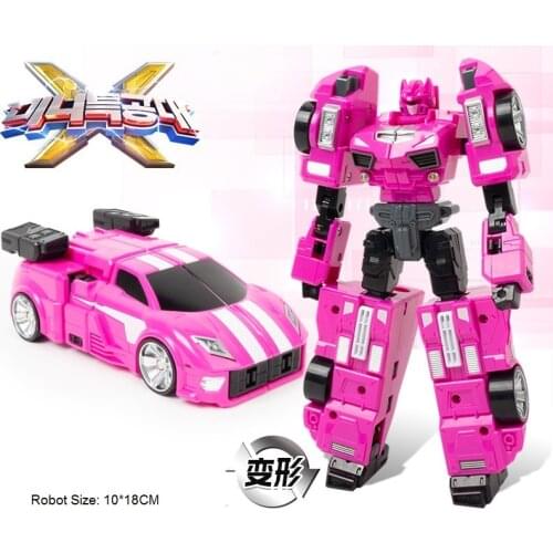 2020 Korea Mini Force Transformation Toys Electric Warrior Deformed Robot Action Figure Weapon Boy Children Souvenir Gift