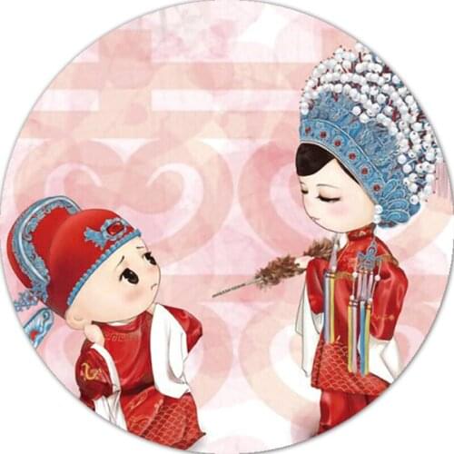 Non Full Square Diamond embroidery Chinese Bride groom Non Full Round Diamond mosaic DIY 3D Diamond painting Cross stitch Decor