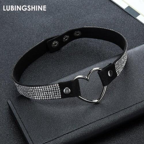 Женские кожаные чокеры LUBINGSHINE China At AliExpress