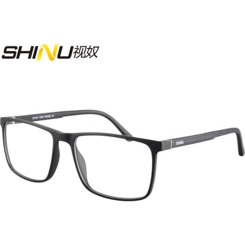 Men Eyewear Anti Blue Light Photochromic Glasses Transition Sunglasses Fashion Indoor & Outdoor Eyeglasses Change Color To Grey