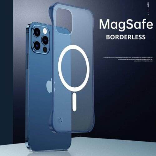 Suitable For iPhone 11 12 Pro Max 12Mini XR XS XSMAX X Ultra-thin Matte Shockproof Magsafe Wireless Charging Magnetic Phone Case