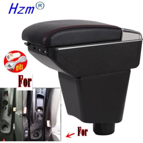 For Renault Clio 3 Armrest For Renault Captur Armrest box Car accessories Storage box holder ashtray USB LED 2015-2018