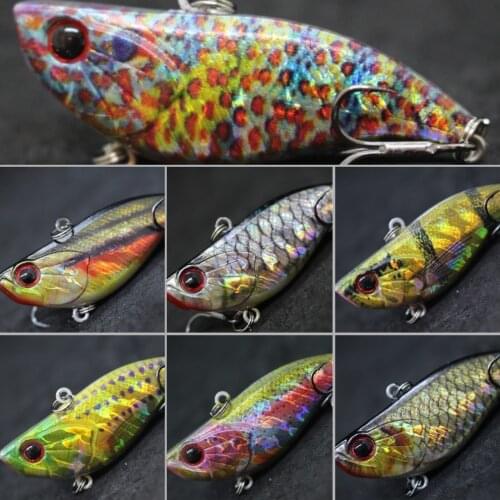 WLure 16g Lifelike Painting Cutting Point Hooks Tight Wiggle Sinking Long Casting Lipless Fishing Lure HL802
