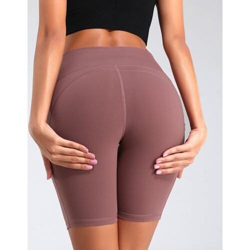 Sexy Women Yoga Shorts High Waist Seamless Hip-up Tight Super Elastic Sport Shorts Push Up Running Fitness Gym Clothes skims