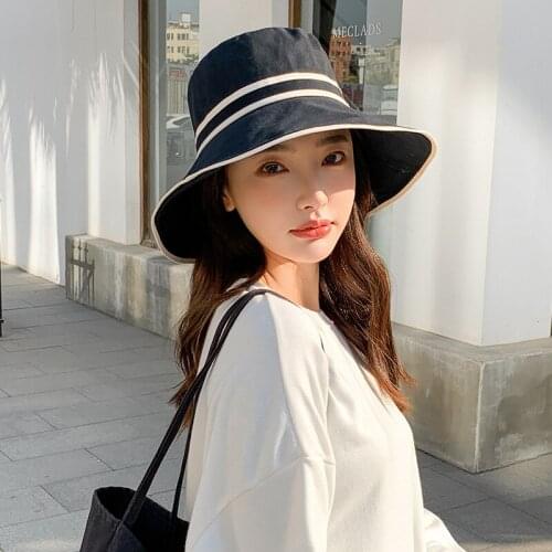 New female spring and summer day matching color fisherman hat female tide folding joker sun hat leisure travel sunshade hat