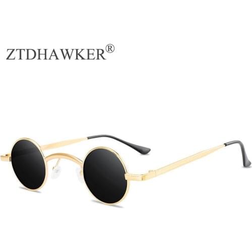Steampunk Retro Prince Mirror Small Round Sunglasses Glasses Ultra Small Frame Street Shot Rock Women Eyeglasses