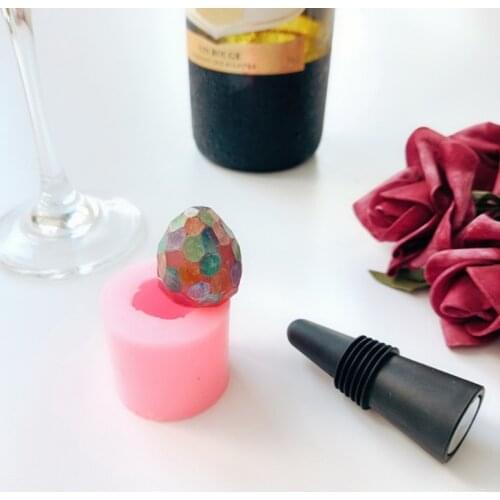 Wine Corks Topper Epoxy Resin Mold Beverage Bottle Sealer Wine Stoppers Silicone Mould DIY Crafts Decoration Making Tool