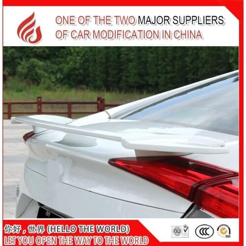 High quality ABS multiple colour car rear lip spoiler for CIVIC 2016 2017