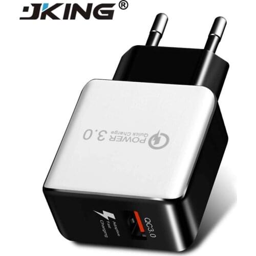 18W Quick Charge 3.0 Mobile Phone Charger USB Travel Wall Charger Smart Fast Charging for iPhone X 8 7 Samsung Galaxy S8 Xiaomi