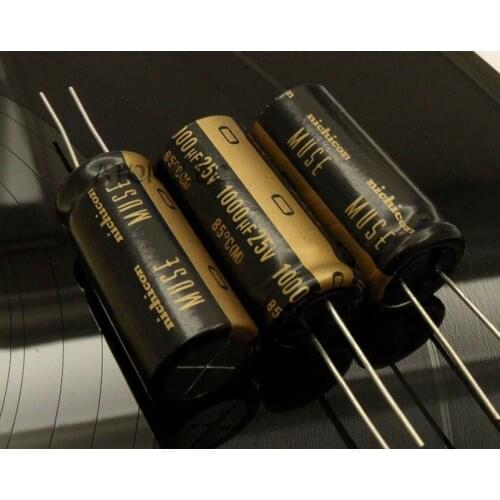 1pc NEW Nichicon MUSE KZ 1000uF/25V Electrolytic Capacitors Hi-Fi Audio