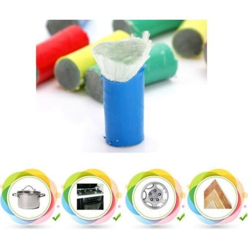1Pcs Magic Stick Metal Rust Remover Cleaning Stick Wash Brush Pot Car Window Cleaning Brush