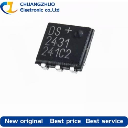 10pcs/lot DS2431P+T&R TSOC6 IC EEPROM 1KBIT 1WIRE 6TSOC DS2431P+ DS+2431