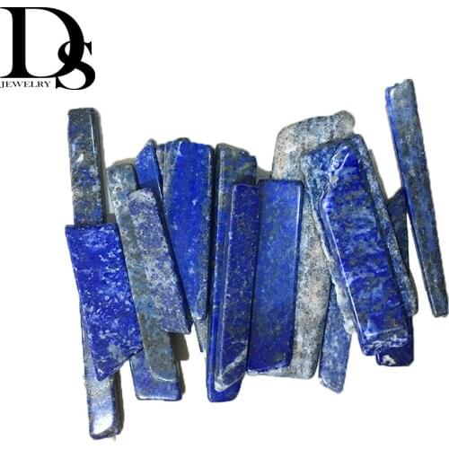 10Pcs Natural Blue Angelite Stone Slice Crystal Quartz Lapis Lazuli Gems Slab Mineral Specimen DLY Jewelry Reiki Gift Decoration