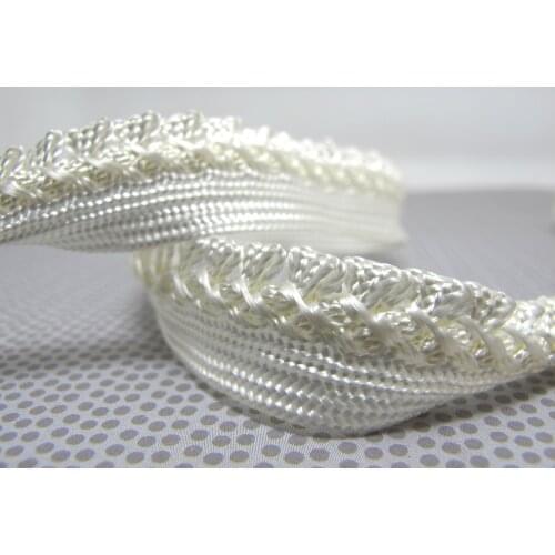 5 Yards 9/16 Inch Ivory Piping Lip Cord Trim|Pillow Cushion Trim|Upholstery Edging Trim Sewing Supplies