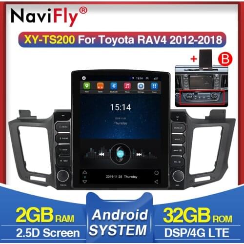 Android 9.7inch DSP Car Radio head unit For Toyota RAV4 2012-2018 Car Multimedia Video Players GPS Navigation WIFI 2Din DVD BT