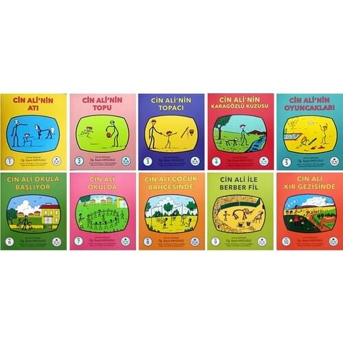 Cin Ali Series (10 Book)-Rasim Kaygusuz best Turkish books