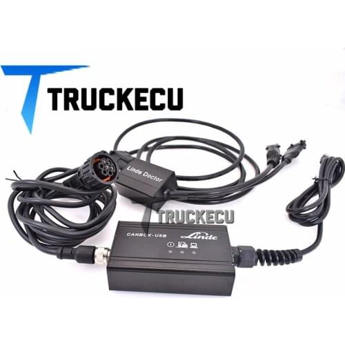 Forklift Connector Diagnostic Cable for Linde Canbox 4 pin cable with linde doctor 3003652503 cable full set Linde pathfinder