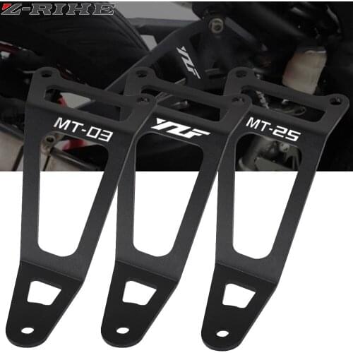 For YAMAHA YZF-R25 YZF-R3 YZF R3 R25 MT-25 MT-03 MT03 2015-2021 Motorcycle Exhaust Hanger Bracket Rear Foot Rest Blanking Plates