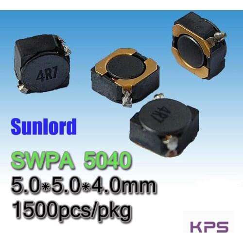 SWPA 5040 Wire Wound SMD Power Inductor Phones 3C 5G AI EMI Tele TV Video Audio Computer Navigation VR AR LED
