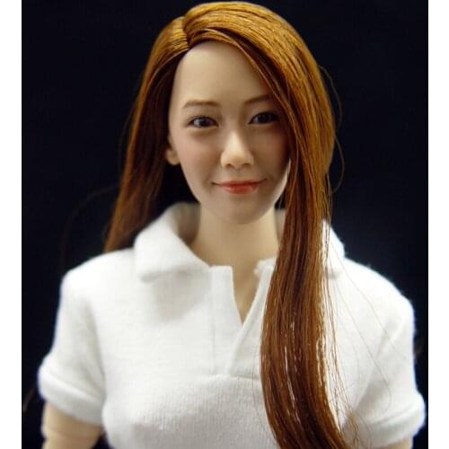 KUMIK KM005 1/6 Girls Generation Yoona Head Sculpt for 12inch Action Figure DIY