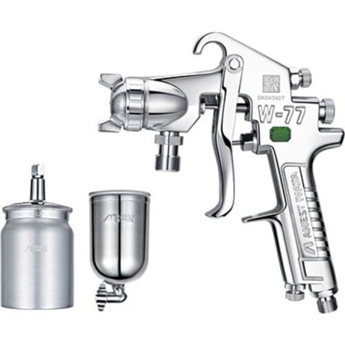 Anest Iwata Air Mini Spray Gun Paint Sprayers W-77 Oiler Professional Automotive Paint Spray Guns Car Painting Nozzle W77 Manual