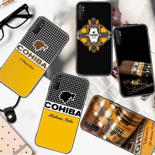 Cohiba Habanos Cigar Pattern Soft Phone Case For Xiaomi 8 8lite 9t Se 10 10pro Note2 3 10lite MIX2 S MAX2 3 F1 A1 2 Cc9pro