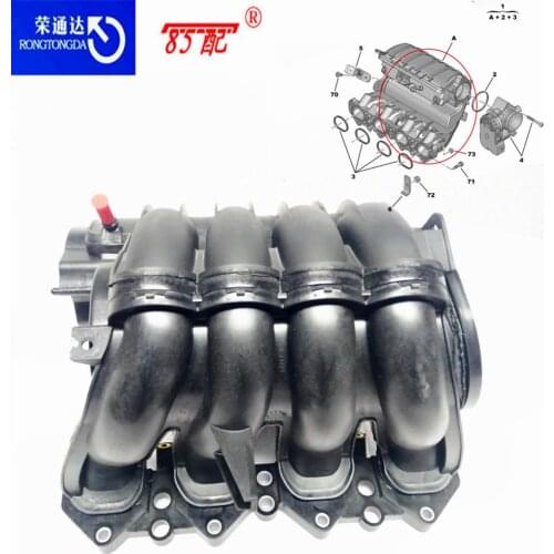 New intake branch 0342H1 9635885080 For Peugeot 301/307/206/207/308/2008/408 For Citroen C2/C3/C4/Elysee/Picasso Intake manifold