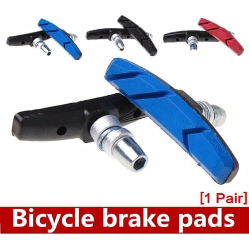 New Limited Bicycle Hydraulic Deore Free Shipping New 1 Pair Professional Bicycle Brake Cycling Bike V Holder Blocks 3 Colors