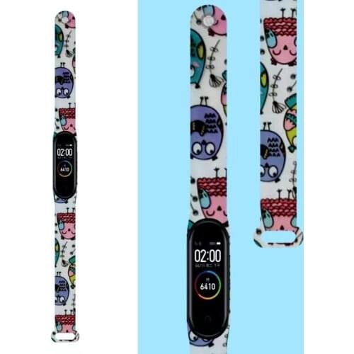 Suitable For Xiaomi Mi Band 4 Smart Bracelet Bracelet Accessories For Xiaomi Miband 5 4 3 Smart Printing Replacement Wristband